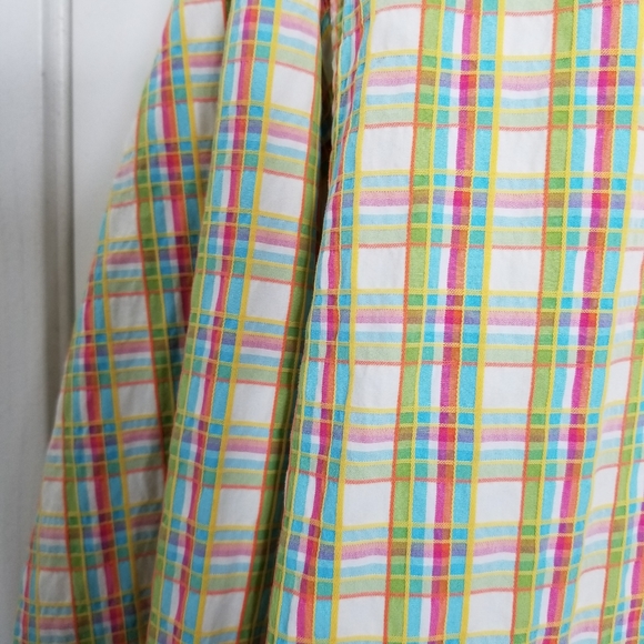 Gitman Brothers Vintage Mens Madras Plaid Shirt - Picture 6 of 8